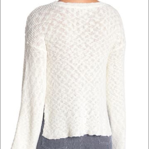 NORDSTROM NWT CUPCAKES & CASHMERE White Ivory Sweater - Picture 11 of 11